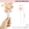 20 Pcs Daisy Cupcake Toppers Daisy Flower Cake Picks Cupcake Toppers Toothpicks Food Picks Party Decorations Baby Shower Birthday Summer Themed Party Wedding Supplies view 2