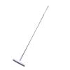 2 in 1 Floor Brush Scrubber with Long Handle Rotating Grout Brush Scrape V Shape Scrub Brush with Squeegee Deck Scrubber Brush for Deck Bathroom Kitchen (White) view 4