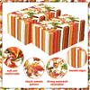 100 Pcs Fall Guest Napkins Maple Leaves Paper Napkins Disposable Fall Decorative Dinner Hand Towels for Thanksgiving Fall Autumn Harvest Home Kitchen Bathroom Party Supplies, 4.3 x 7.8 Inch view 3