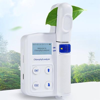 Portable Plant Chlorophyll Detector Analyzer, Handheld Chlorophyll Meter, with LCD Display, Chlorophyll: 0.0-99.9 SPAD, Measuring Area 2 * 3 Mm, for Measuring Chlorophyll Content of Plants,YT-YB