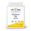 Vitamin D3 4000iu  365 Tablets | High-Strength Supplement for Immune Support, Bone & Muscle Health | Vegetarian-Friendly | Made in The UK by vh1be view 1