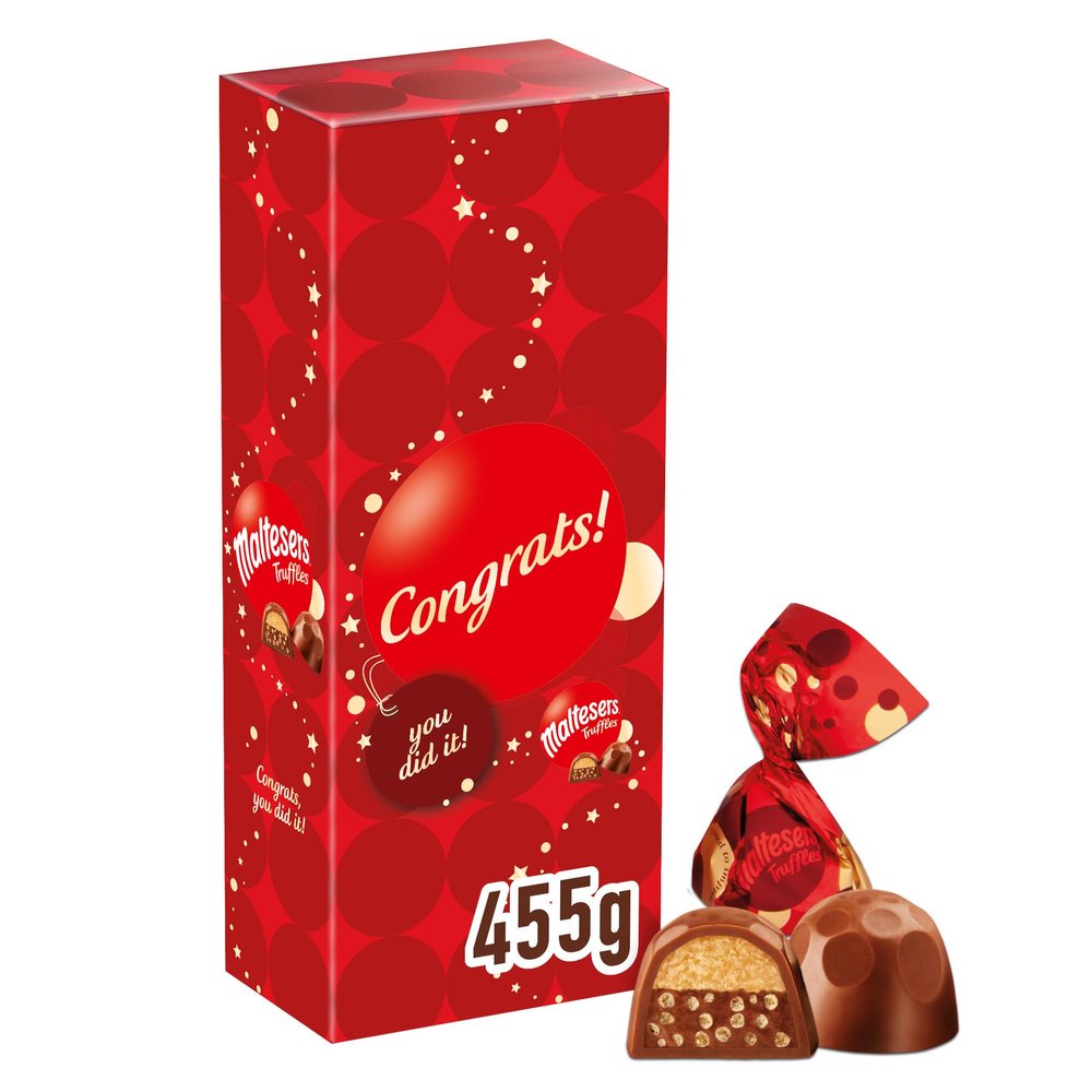 Maltesers - Truffle Ultimate Gift Pack 455g with Congrats Sleeve