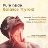 Vitaminnica Thyroid Support- Advanced Formula for Thyroid Health - Energy & Focus Formula with Iodine, Vitamin D3 Complex, Zinc, Selenium, Ashwagandha, Copper | Vegan | 60 Capsules view 3