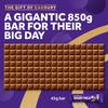 Cadbury Dairy Milk Happy 70th Birthday Gift Chocolate Bar Extra-Large 850g view 2