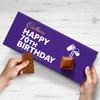 Cadbury Dairy Milk Happy 70th Birthday Gift Chocolate Bar Extra-Large 850g view 4