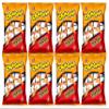 Inventure Cruncheez Fiery Hot Flavoured Crunchy Corn Snack 150g x 8 (Gluten Free) 100% Backed view 1