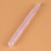 1pc Rose Quartz Crystal Massage Stone, Rose Quartz Stick Face Massage Wand Stone Stick view 2