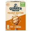 Quaker High in Protein Peanut Butter Porridge Sachets 8x43g (Pack of 6) view 1