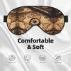 Compass and Old World Maps Print Unisex Ultra-Soft Light Blocking Eye Mask for Optimal Comfort Sleep view 3