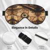 Compass and Old World Maps Print Unisex Ultra-Soft Light Blocking Eye Mask for Optimal Comfort Sleep view 4