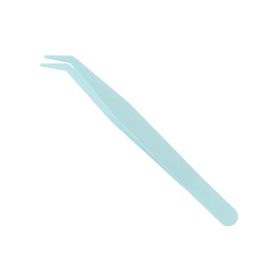 2 Eyelash Extension Tweezers, Eyelash Tweezers for Lash Extensions, Tweezers, Stainless Steel Straight and Curve Tip Tweezers, High Precision Fiber Tip Tweezers, Precision Tip Design