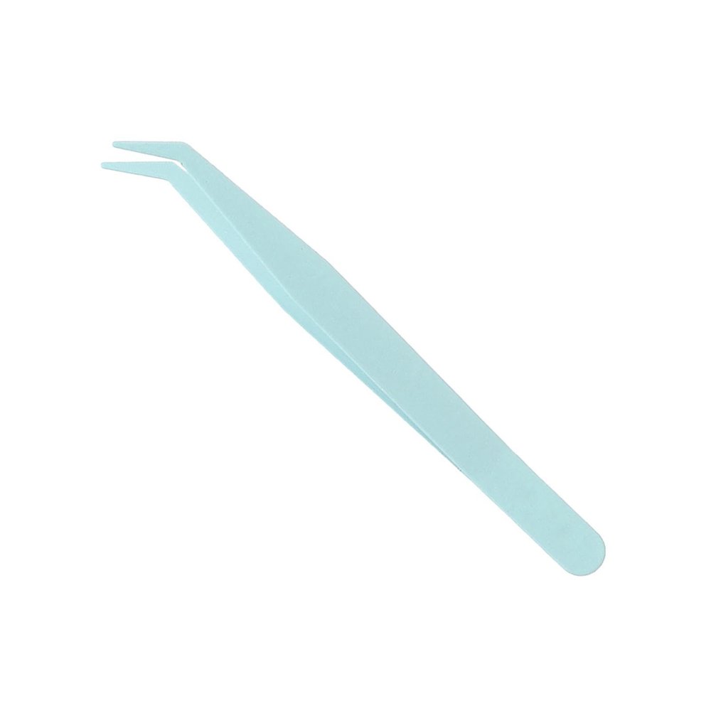 2 Eyelash Extension Tweezers, Eyelash Tweezers for Lash Extensions, Tweezers, Stainless Steel Straight and Curve Tip Tweezers, High Precision Fiber Tip Tweezers, Precision Tip Design