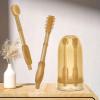 2pcs Kid Dental Care Training Toothbrush Food Grade Silicone Tongue Brush for 0-18 Months Infant Cleaning Brush view 3
