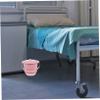 NOLITOY Urinal Bottle Chamber Pot with Lid Compact Portable Plastic Urine Pot for Elderly Women Night Use Pink view 3