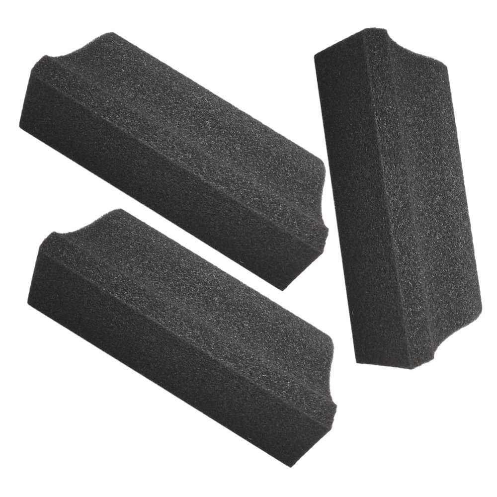 Gogogmee 3pcs Beard Cleaning Sponges Hair Catcher for Sink Mens Beard Hair Sponge Cleaner Grooming Brush for Trimming and Removal