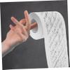 Healeved Music Notes Printed Toilet Paper Roll Decorative Music Notes Tissue Bathroom Toilet Roll Printed for Home and Party Decor view 2