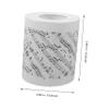Healeved Music Notes Printed Toilet Paper Roll Decorative Music Notes Tissue Bathroom Toilet Roll Printed for Home and Party Decor view 4