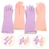 Anneome 2pairs Dishwashing Gloves Cleaning Mittens Wear-resistant Latex Kitchen Gloves for Hand Protection during Dish Cleaning view 4