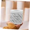 Beaupretty Musical Note Toilet Paper Music Notes Pattern Tissue Christmas Toilet Roll Decor for Bathroom Xmas Party view 2