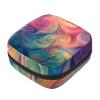 Abstract Flowing Mysterious Lines Texture First Period Kit for Girls, Tampon Pantyliners Menstrual Purse, Nursing Pad Holder with Zipper, Sanitary Collect Napkin Bag Organizer view 1