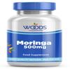 Moringa 500mg (360 Capsules) from Woods Supplements | Also Known as The Horseradish Tree | Responsibly sourced, Suitable for Vegetarians & Vegans | Contains phytonutrients view 1