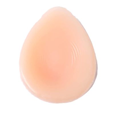 AKAFKKPYXSD Women Self-adhesive Silicone Breast Forms Teardrop Shaped Artificial Fake Boobs Soft Lifelike Mastectomy Crossdresser Transgender Cosplay(BB Cup (350g/piece), Nude)