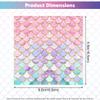 20Pcs Mermaid Paper Napkins,13 * 13inches Mermaid Party Napkins Supplies,Disposable Cocktail Dinner Paper Napkins for Baby Shower Birthday Under the Sea Pool Party Table Decorations view 2
