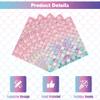 20Pcs Mermaid Paper Napkins,13 * 13inches Mermaid Party Napkins Supplies,Disposable Cocktail Dinner Paper Napkins for Baby Shower Birthday Under the Sea Pool Party Table Decorations view 3