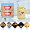 8Pcs Tooth Stain Eraser, End-Tuft Tapered Toothbrush, 4 Colours Whitening Cleaning Oral Eraser, Teeth Polishing Cleaning Kit with 1 Pack Flossing Stick for Removing Plaque & Stain view 4