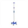 UPJAKS IV Pole w/Wheels Steel Portable 5-Leg Iv Fluid Bag Stand w/4 Hooks Rolling Adjustable Height Infusion Stand for Hospital Clinic Home view 1