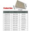 MLYYYDSS Loading Ramps, Threshold Ramp for Doorways Wooden Wheelchair Ramp for Threshold Home Outdoor, Rise Curb Portable Transition Ramp for Scooters Motorcycle,30.8 * 30 * 12cm view 2