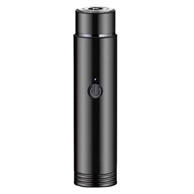 Mini Electric Shaver Men Portable Shaver USB Rechargeable Razor Wet & Dry Use Rotary Electric Shaver for Travel Black