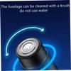 Mini Electric Shaver Men Portable Shaver USB Rechargeable Razor Wet & Dry Use Rotary Electric Shaver for Travel Black view 2