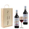 Personalised Jam Shed Red Wine Gift Set - (2 x 75cl) (Father's Day, 750ml, Red Wine) view 1