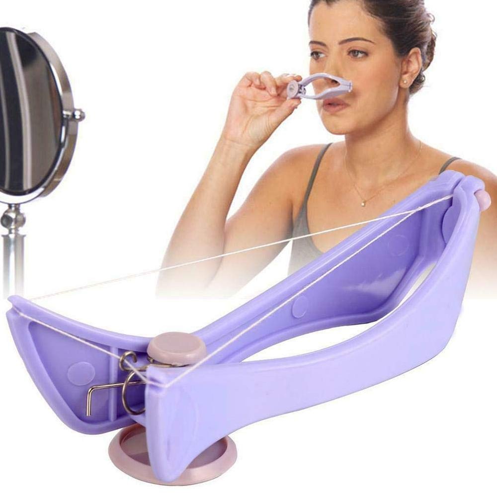Threading Hair Removal, Face Epilator, Manual Portable Epilator, Hair Removal Threading Tools, Face Razors for Women, Upper Lip Hair Remover, for Women Or Men Face Hair Removing Eyebrows Face