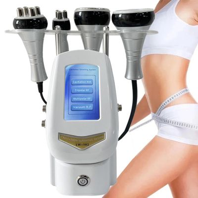 40K Beauty Head Cavitation Vacuum Rf Machine + Red LED Light - Spa/Home Facial Body Tripolar Rf Slimming Machine