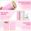 2 Pieces Toothbrush Case, Travel Toothbrush Holder Portable Container Tooth Brushes Toothpaste Storage Box for Business Camping Travel or Daily Use (Pink+White) view 3