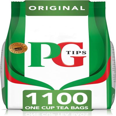 PG Tips Black Tea Bags, 1100 Count, Pack of 2