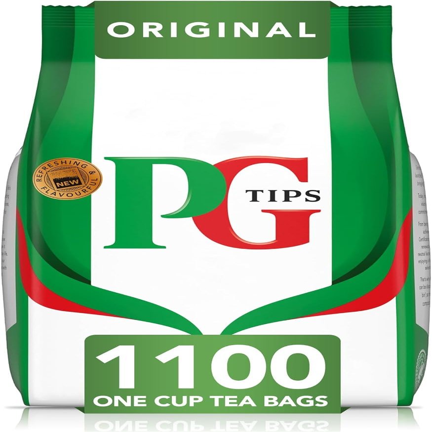 PG Tips Black Tea Bags, 1100 Count, Pack of 2