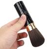 Soft Brush Haircut Face Neck Cleaning Duster Sweeper Hairdresser Styling Salon Makeup Tool, Long Handle Design, ABS Material, HandPolished, Hair Cap, Easy to Clean Broken Hair, view 4