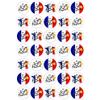 35 x Tour De France Mix Edible Wafer or Icing Cupcake Topper Fun Sports Party Cake Decorations Perfect For Brownies Cookies Muffins & More! (Edible Wafer Card) view 1