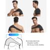 2 PACK Sports Shoulder Brace for Men and Women | Fit Left and Right Arm | Compression Support Sleeve for Torn Rotator Cuff, Pain Relief,Black-OneSize view 2