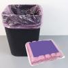 Bin Bags,Pedal Liners,Small Plastic Bin Liners Clear Garbage Bags Wastebasket Toilet Pedal Liners Wastebasket Bag Small Garbage Bag for Office Kitchen Bedroom Waste (01-Pink) view 3