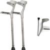 1 Pair Forearm Crutches Lightweight Folding Aluminum Elbow Crutches Adjustable Height Assisted Walking Crutches w/Comfortable Grip for Adults Women Me Lucky Star view 2