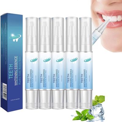 Berry Teeth Whitening, Berry Teeth Whitening Essence, Berry Teeth Whitening Pen, Teeth Whitening Gel, Gum Shield Care Gel for Sensitive Teeth (5pcs)