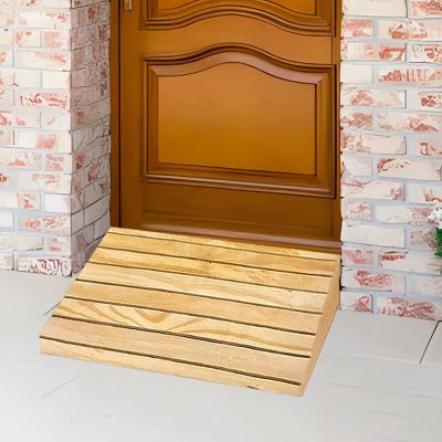Entryway Ramp for Walker, Portable Wood Ramp for Shed Entry/Dog/Seniors, Safety Non Slip Stair Ramp Wheelchair Threshold Slope Load 270kg (Size : 40x30x8cm (15.7x12x3in))