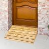 Entryway Ramp for Walker, Portable Wood Ramp for Shed Entry/Dog/Seniors, Safety Non Slip Stair Ramp Wheelchair Threshold Slope Load 270kg (Size : 40x30x8cm (15.7x12x3in)) view 1