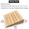 Entryway Ramp for Walker, Portable Wood Ramp for Shed Entry/Dog/Seniors, Safety Non Slip Stair Ramp Wheelchair Threshold Slope Load 270kg (Size : 40x30x8cm (15.7x12x3in)) view 3