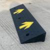 1.5in - 5.9in Rise Threshold Ramp for Wheelchair,Extra Long 100cm Driveway Curb Ramps,Anti-skid and Wear-resistant Rubber Plastic,Load 6000lbs view 1