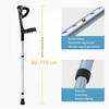 HIARAN Forearm Crutches Adjustable Foldable Elbow Arm Arm Underarm Crutches Arm Cane Telescopic Adjustable Anti-S Aluminum Lightweight Arm Crutch for Lucky Star view 3